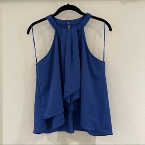 Royal blue halter top